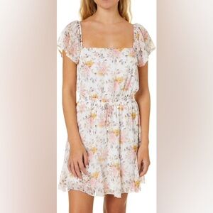 Francesca’s Mi Ami Floral Mini Dress Size Large